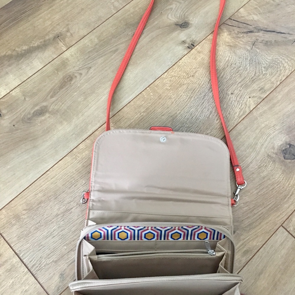 Franco Sarto Small Crossbody Purse (Coral) - Picture 4 of 4
